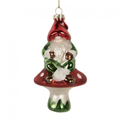 Szklana Bombka Muchomor C Clayre & Eef