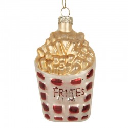Szklana Bombka Frytki Clayre & Eef