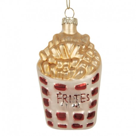 Szklana Bombka Frytki Clayre & Eef
