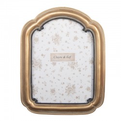 Złota Ramka Na Zdjęcie w Starym Stylu G Clayre & Eef