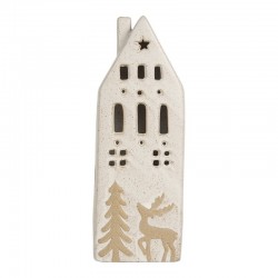 Domek LED Ceramiczny Świąteczny A Clayre & Eef