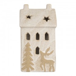 Domek LED Ceramiczny Świąteczny D Clayre & Eef