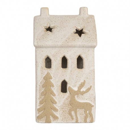 Domek LED Ceramiczny Świąteczny D Clayre & Eef