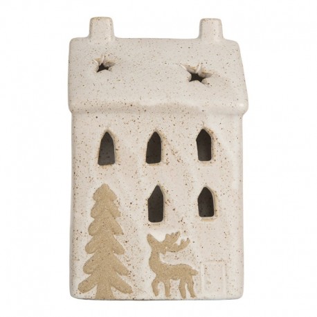 Domek LED Ceramiczny Świąteczny E Clayre & Eef