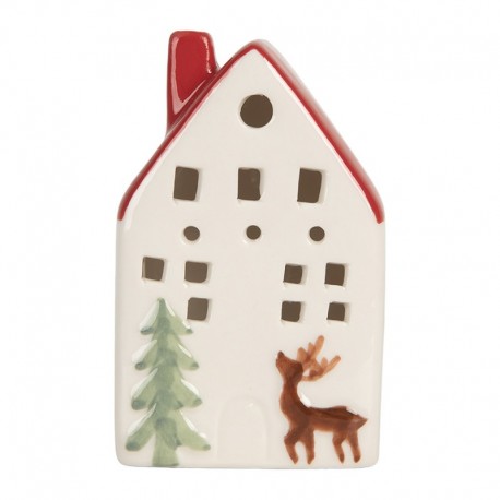 Domek LED Ceramiczny Świąteczny G Clayre & Eef