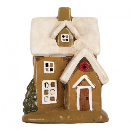 Domek Na Tealight Ceramiczny J Clayre & Eef