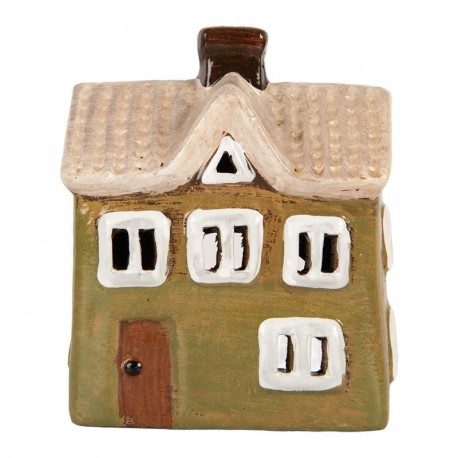 Domek Na Tealight Ceramiczny X Clayre & Eef