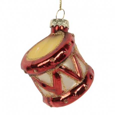 Szklana Bombka Bębenek Clayre & Eef