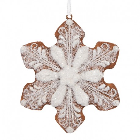 Zawieszka Na Choinkę Pierniczek Śnieżynka E Clayre & Eef