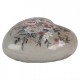 Ceramiczne Serce Szare w Kwiaty B Clayre & Eef