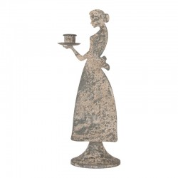 Świecznik Vintage Kobieta B Clayre & Eef