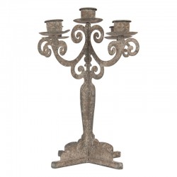Świecznik Vintage Metalowy Wieloramienny C Clayre & Eef