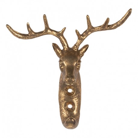 Złoty Wieszak Jeleń Clayre & Eef