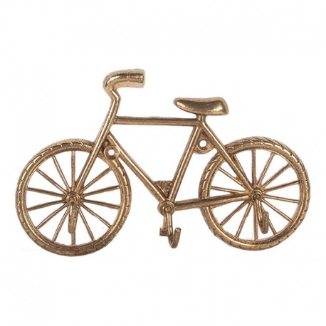 Złoty Wieszak Rower Clayre & Eef