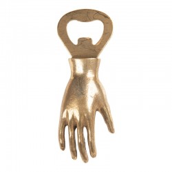 Złoty Otwieracz Do Butelek Ręka Clayre & Eef