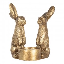 Złoty Świecznik Zajączki Clayre & Eef