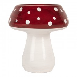 Świecznik Muchomor Szklany B Clayre & Eef