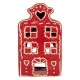 Domek Na Tealight Czerwony Clayre & Eef
