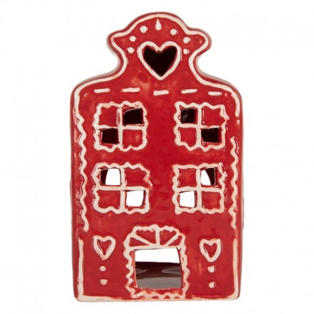 Domek Na Tealight Czerwony Clayre & Eef