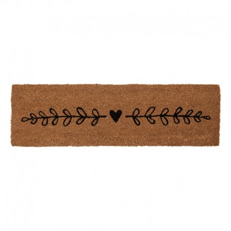 Wycieraczka Przed Drzwi z Sercem i Liśćmi Clayre & Eef