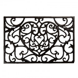 Żeliwna Wycieraczka Ażurowa Serce Clayre & Eef