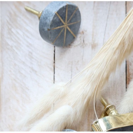 Gałka Meblowa Marmurowa Chic Antique Biała A