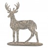 Dekoracja Vintage Jeleń Metalowy Clayre & Eef