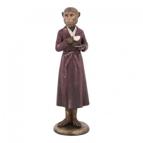 Figurka Ozdobna Małpka w Ubraniu Clayre & Eef