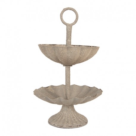 Metalowa Patera Piętrowa Prowansja Clayre & Eef
