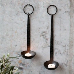 Świecznik Ścienny Prowansalski Chic Antique z Lusterkiem