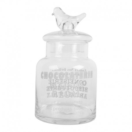 Ozdobny Słoik z Francuskimi Napisami Clayre & Eef