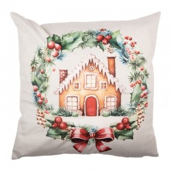 Świąteczna Poszewka Na Poduszkę Ozdobną U Clayre & Eef