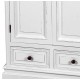 Szafa Prowansalska Niska Biała Riviera 1