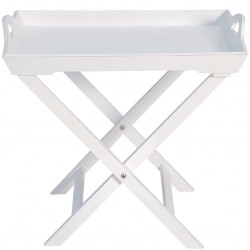 Stolik z Tacą Prowansalski Biała Riviera