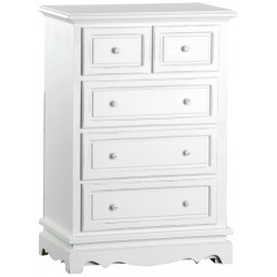 Komoda Prowansalska Biała Riviera