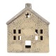 Ceramiczny Domek Na Tealight z Gwiazdką A Clayre & Eef