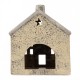 Ceramiczny Domek Na Tealight z Gwiazdką A Clayre & Eef