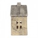 Ceramiczny Domek Na Tealight z Gwiazdką A Clayre & Eef