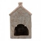 Ceramiczny Domek Na Tealight z Gwiazdką D Clayre & Eef