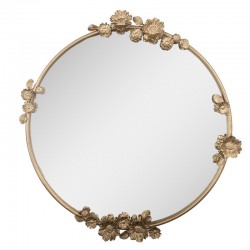 Okrągłe Lustro z Kwiatkami Clayre & Eef