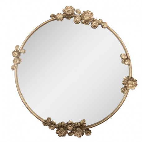 Okrągłe Lustro z Kwiatkami Clayre & Eef