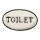 Tabliczka Toilet w Stylu Vintage Clayre & Eef