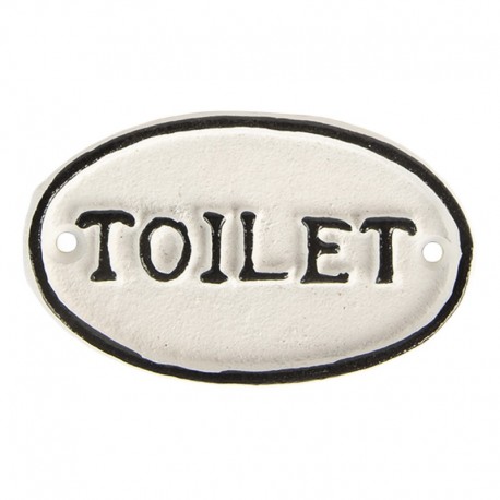 Tabliczka Toilet w Stylu Vintage Clayre & Eef