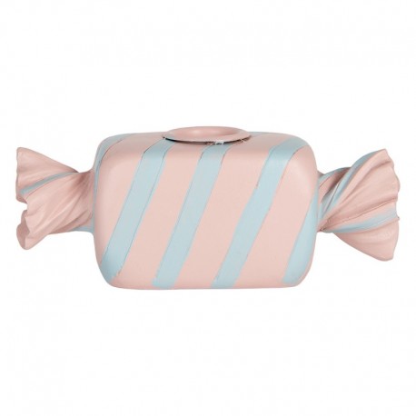 Świecznik Cukierek Pastelowy A Clayre & Eef