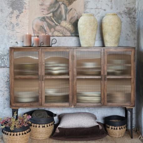 Czarna Komoda Vintage Chic Antique