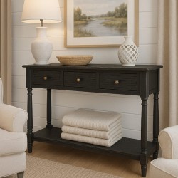 Czarna Konsola Prowansalska Livorno Livin Hill