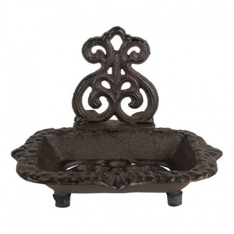 Żeliwna Mydelniczka Brązowa Clayre & Eef