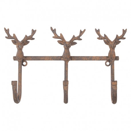 Wieszak Ścienny Vintage Jelenie Clayre & Eef