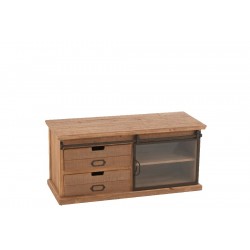 Komoda Pod Telewizor w Stylu Rustykalnym Lia B J-Line