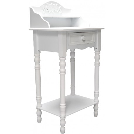 Stolik Prowansalski Bianca z Nadstawką